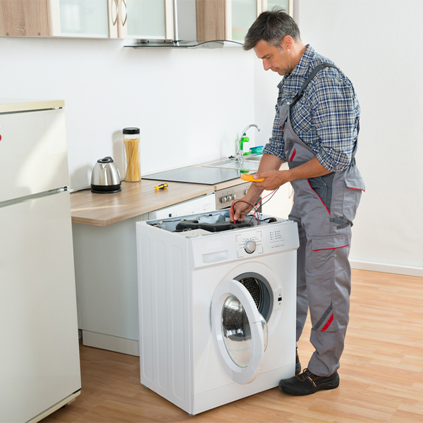 can you walk me through the steps of troubleshooting my washer issue in Vassar KS